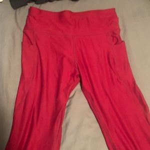 Wine red flare legging